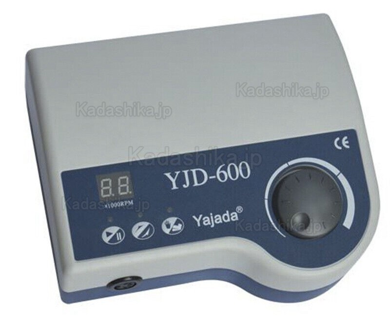 Yajada® YJD600 歯科技工マイクロモーター + 60K RPM ブラシレハンドピース